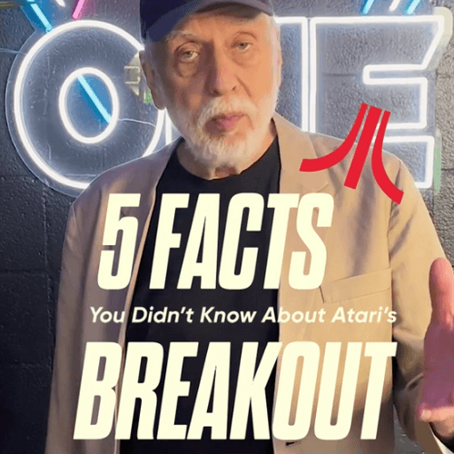 Five facts you didn’t know about Breakout: with Atari founder and Breakout co-creator, Nolan Bushnell